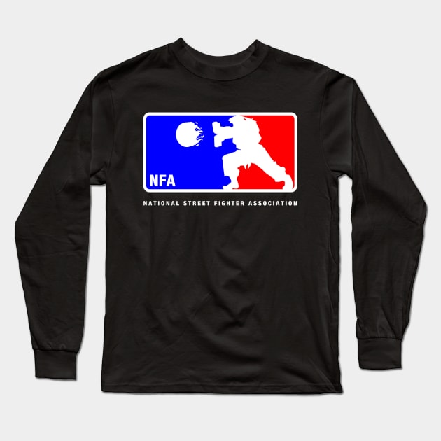 National Street Figher Association Long Sleeve T-Shirt by royalbrosart